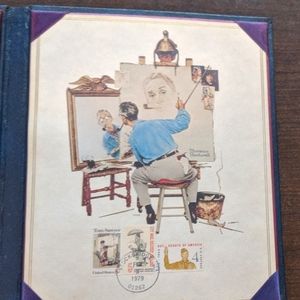 Norman Rockwell 1st.Day Issue (self portrait)
